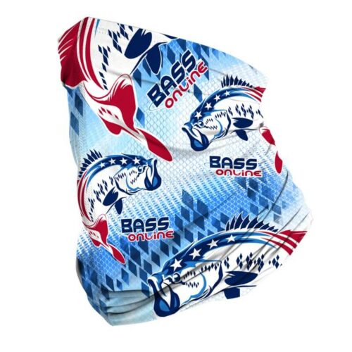Patriotic Fishing Face Mask
