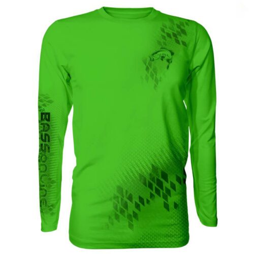 Bass Green Performance Long Sleeve Shirt