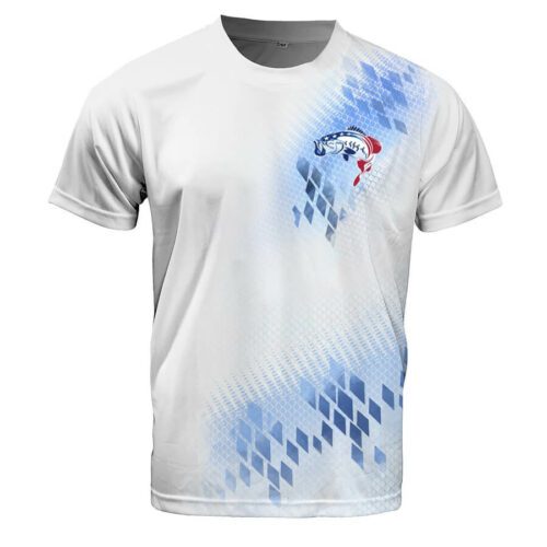 Patriotic Bass Performance Short Sleeve