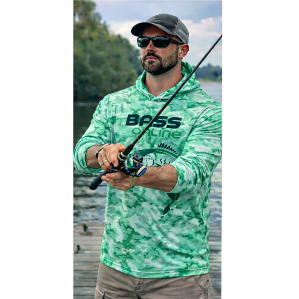 Bass Online Sun Shirt Hoodie Green