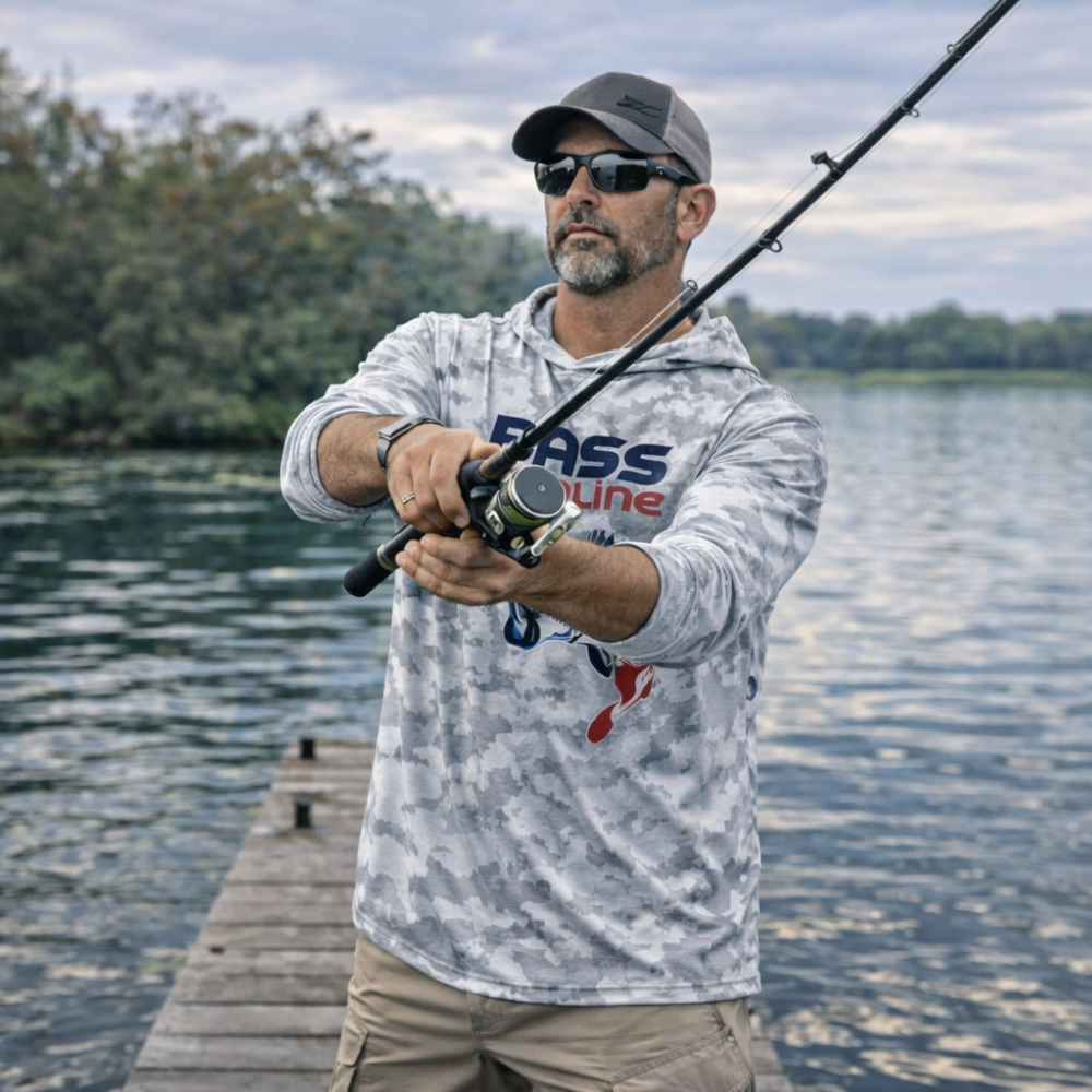 Bass Online Sun Shirt Hoodie Grey